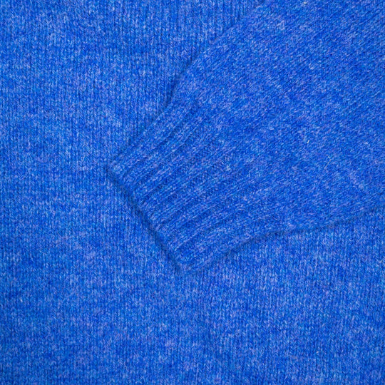 Cobalt Blue Supersoft Lambswool Crewneck Sweater