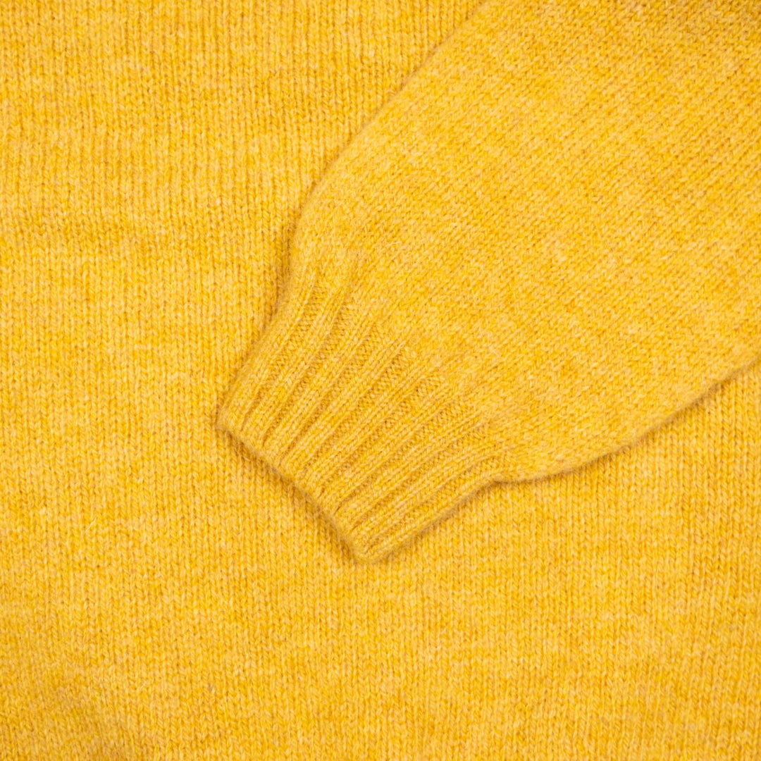 Nectar Yellow Supersoft Lambswool Crewneck Sweater