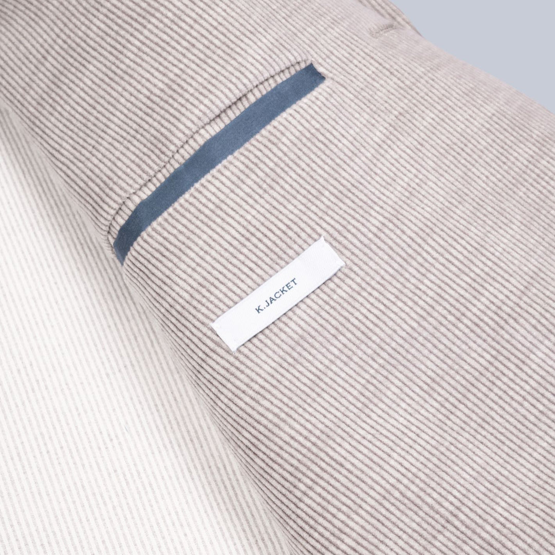Dusty Mole Grey Corduroy Blazer