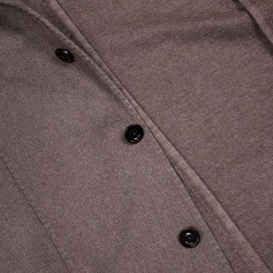 Mole Brown Alpaca Wool Blend Blazer