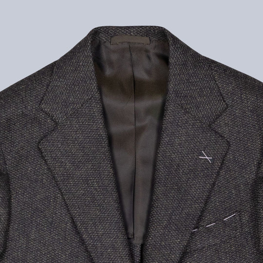 Green Russian Twill Wool Cashmere Blazer