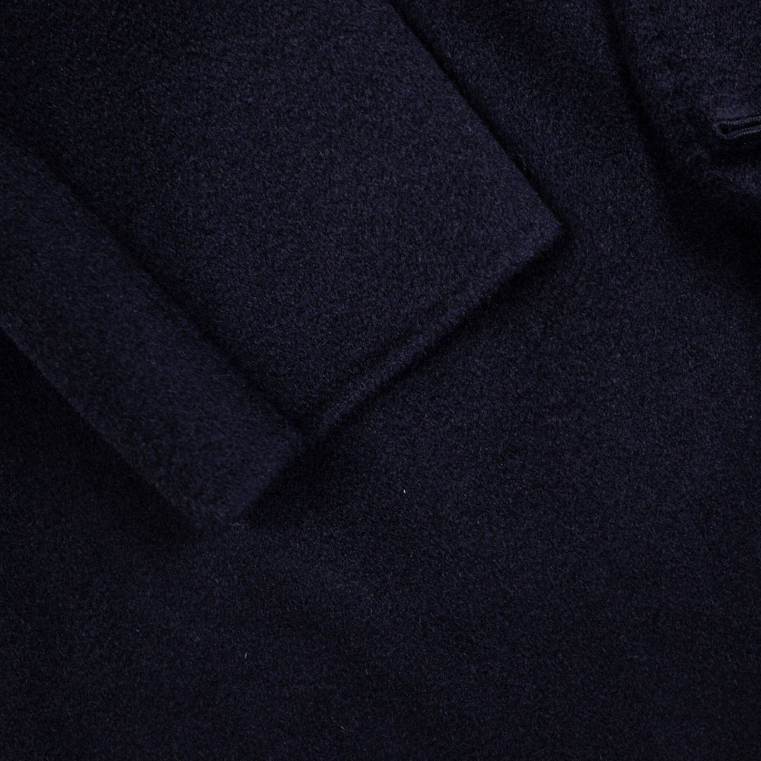 Navy Unlined Cashmere Coat