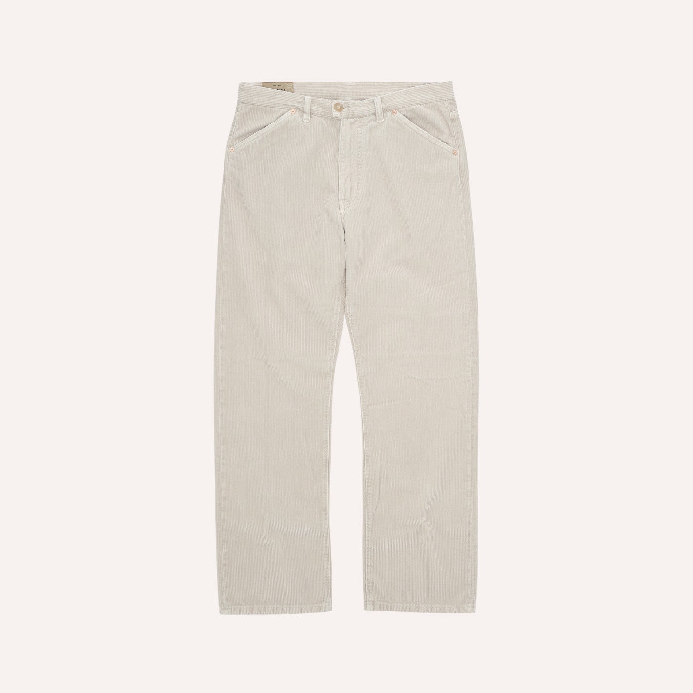 Ecru Corduroy Five-Pocket Trouser - Regular Fit – Lund & Lund