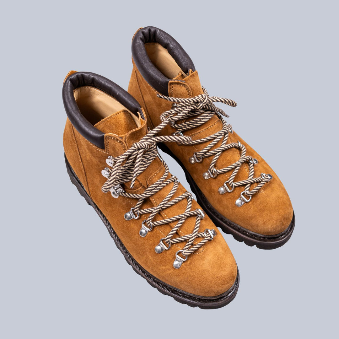 Whiskey Brown Suede Avoriaz Hiking Boots