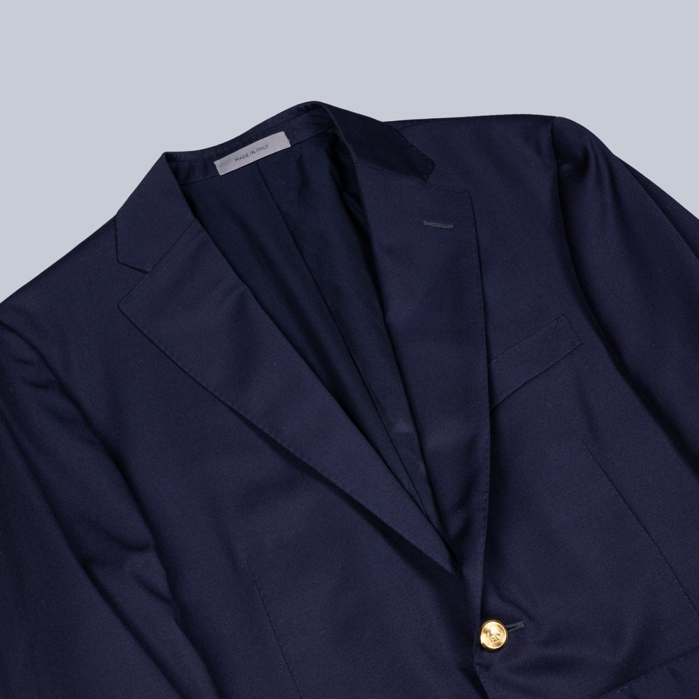 Navy Wool Club Blazer