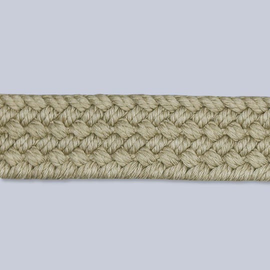 Beige Double Ring Woven Belt