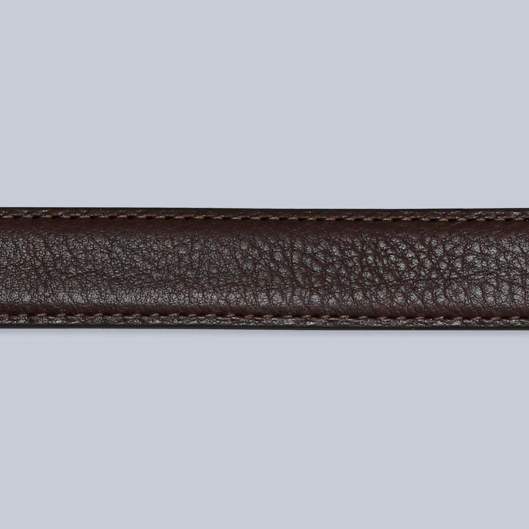 Brown Leather 25mm Belt