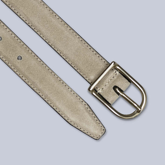 Sand Suede Leather 25mm Belt