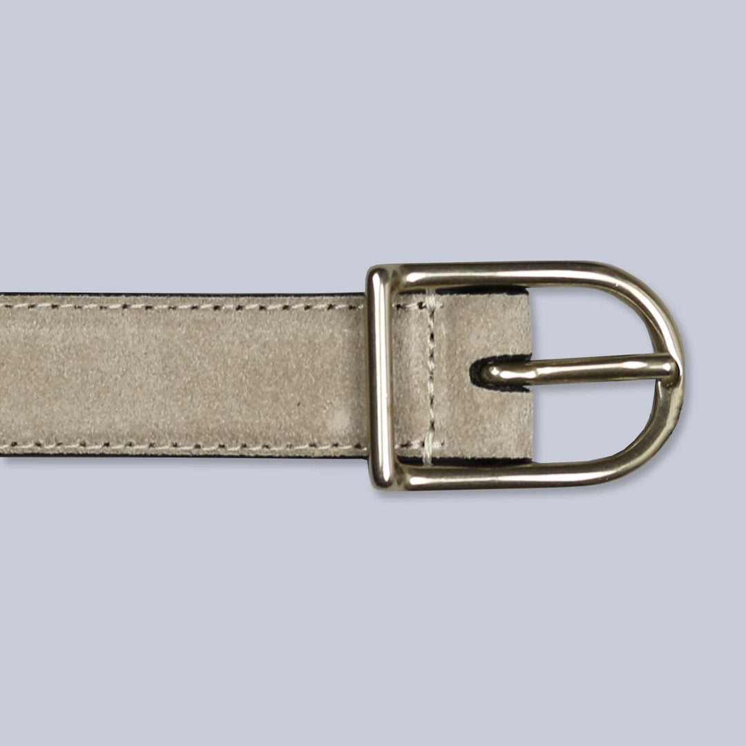 Sand Suede Leather 25mm Belt