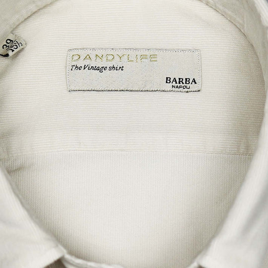Sand Cotton Corduroy Button Down Shirt