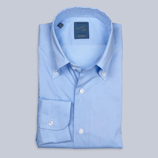 Blue Soft Collar Button Down Shirt