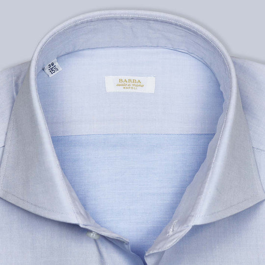 Light Blue Twill Regular Fit Cutaway Shirt
