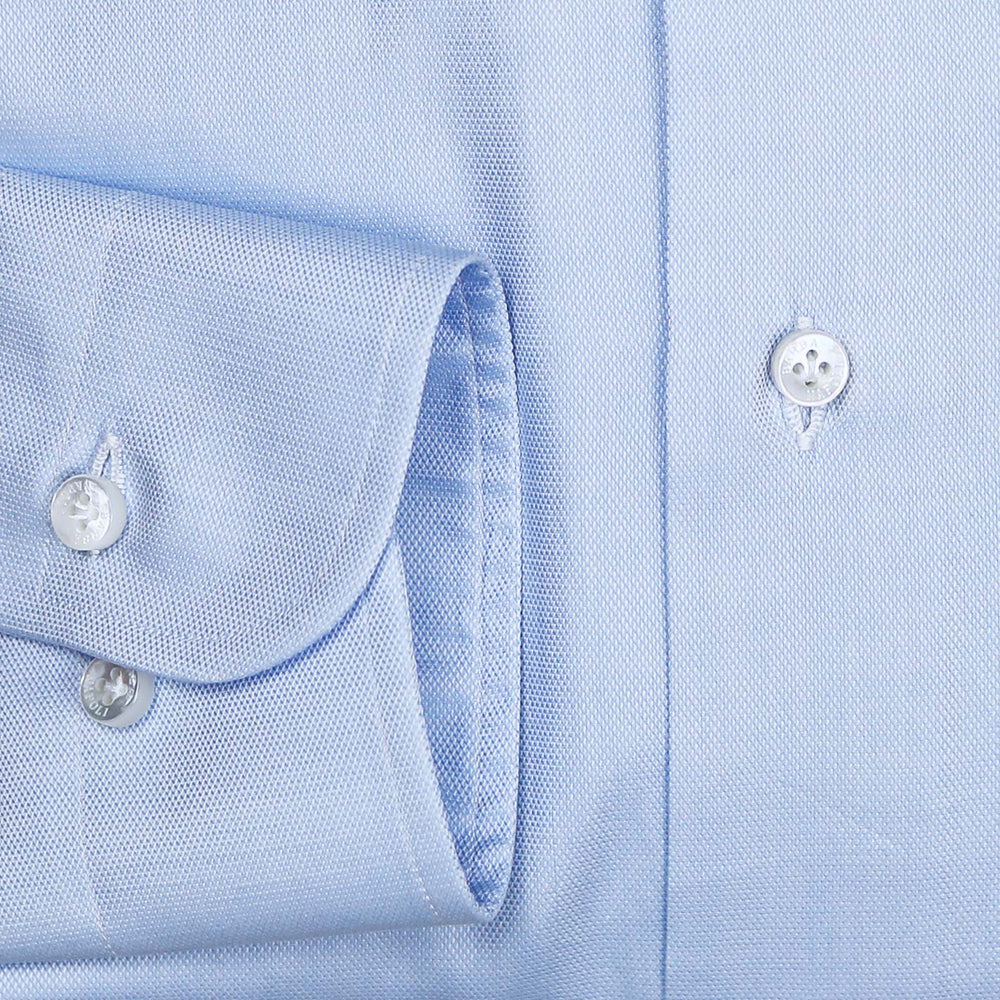 Light Blue Royal Oxford Slim Cutaway Shirt9