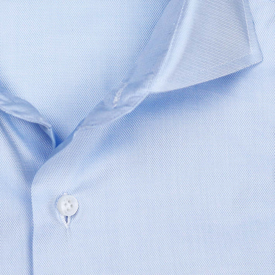 Light Blue Royal Oxford Slim Cutaway Shirt9