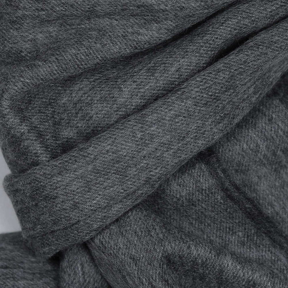 Grey Vale Lambswool Cashmere Large Scarf