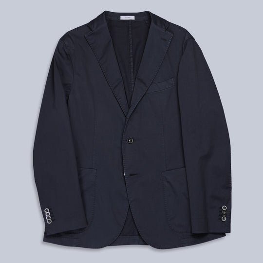 Navy Cotton Blazer