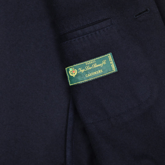 Navy Pure Loro Piana Cashmere Blazer