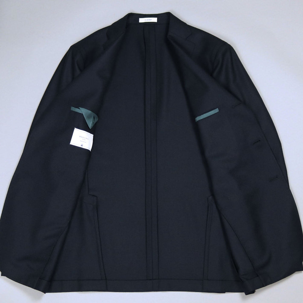Navy Virgin Wool Blazer