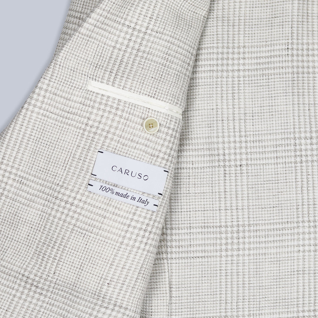 Light Beige Linen Wool Butterfly Blazer