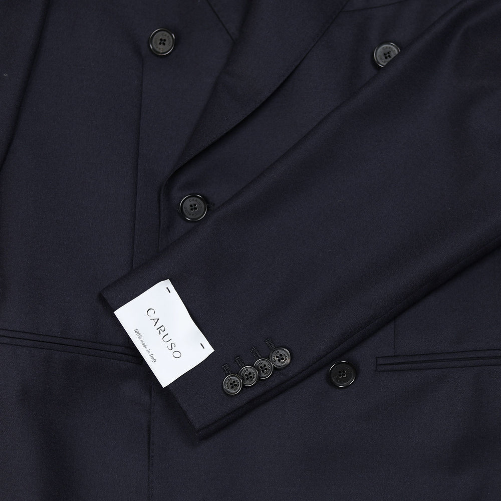 Navy Double Breasted Superfine 120s Wool Suit