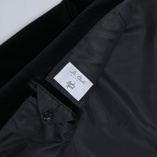 Black Velvet Peak Lapel Dinner Jacket