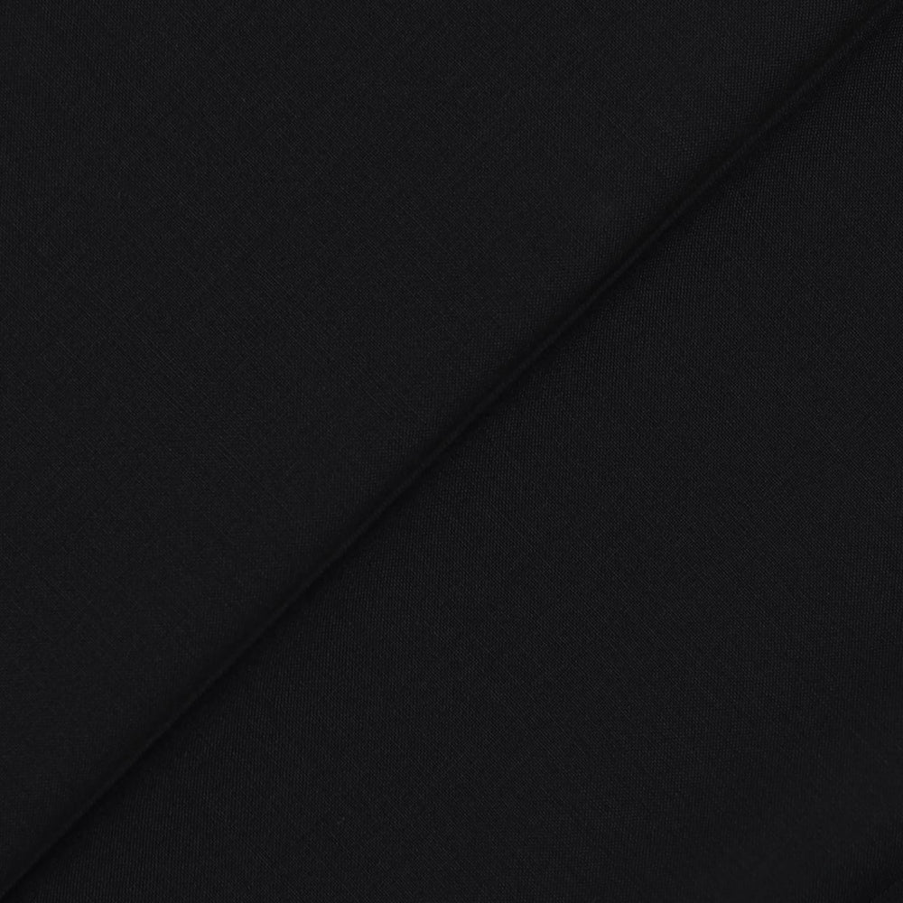 Black Wool Mohair Formal Trousers