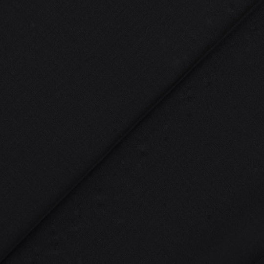 Black Wool Mohair Formal Trousers