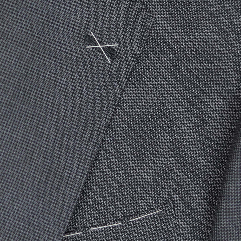 Grey Micro Pepita Virgin Wool Suit
