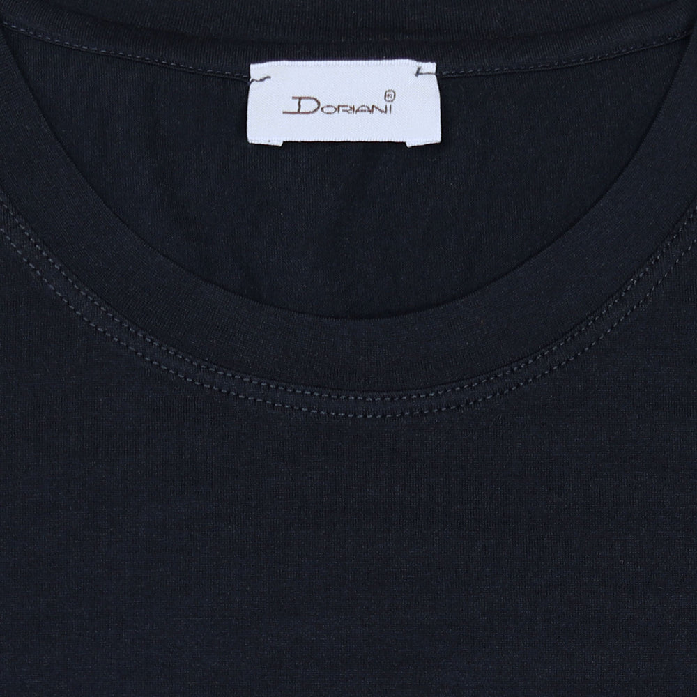 Navy Chest Pocket Cotton T-shirt