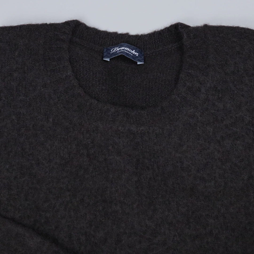 Dark Brown Boiled Lambswool Sweater