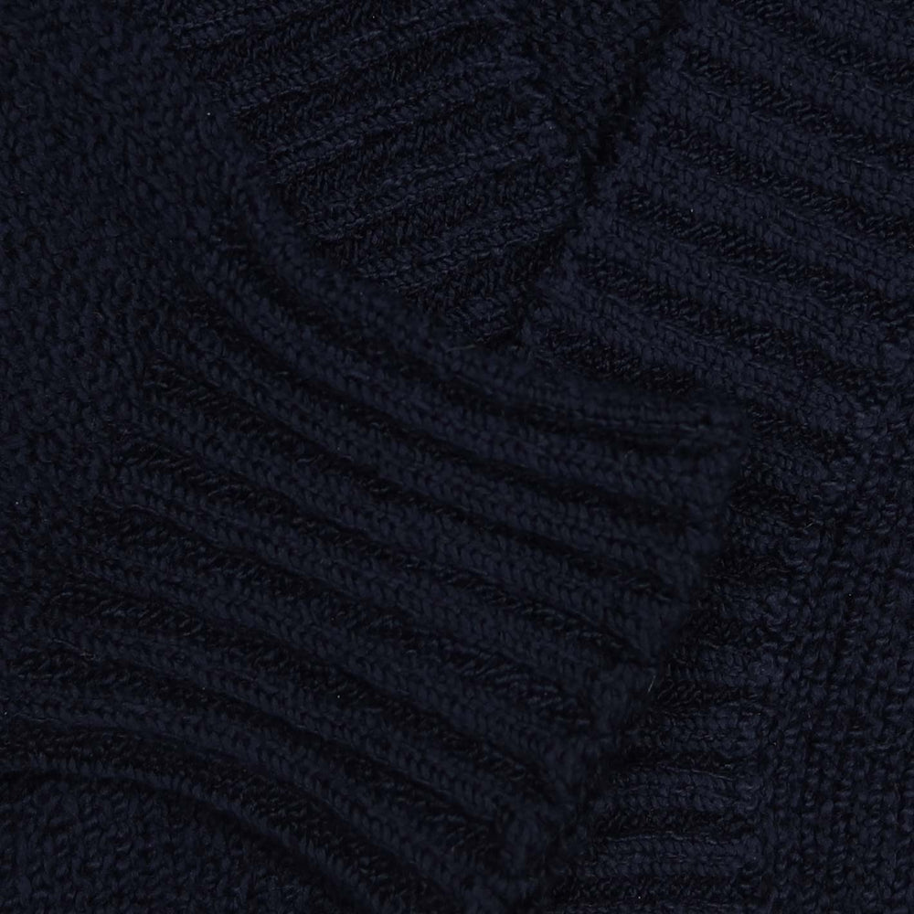 Navy Grandpa Cotton Cardigan