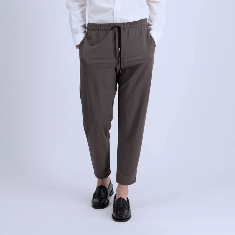 Green Rayon Comfort Trousers
