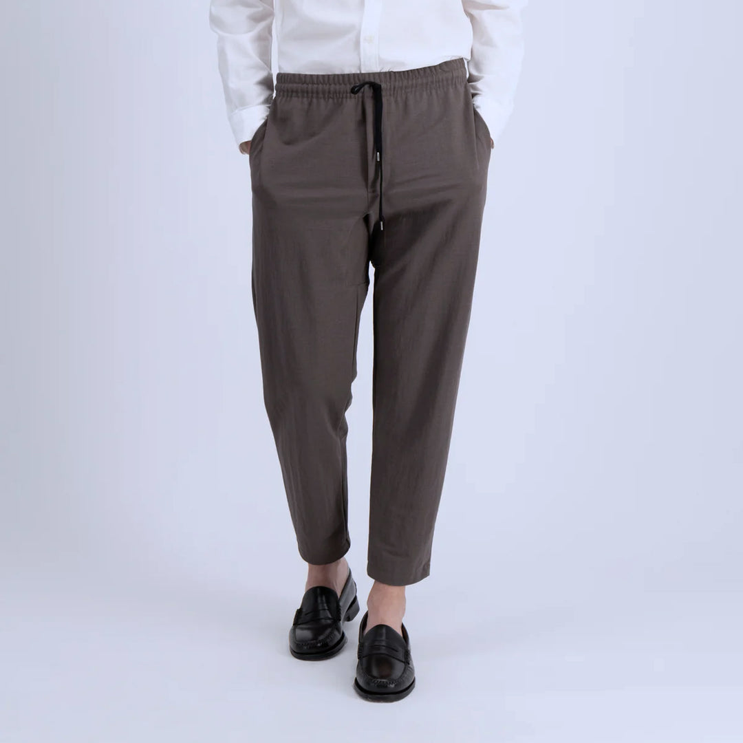 Green Rayon Comfort Trousers