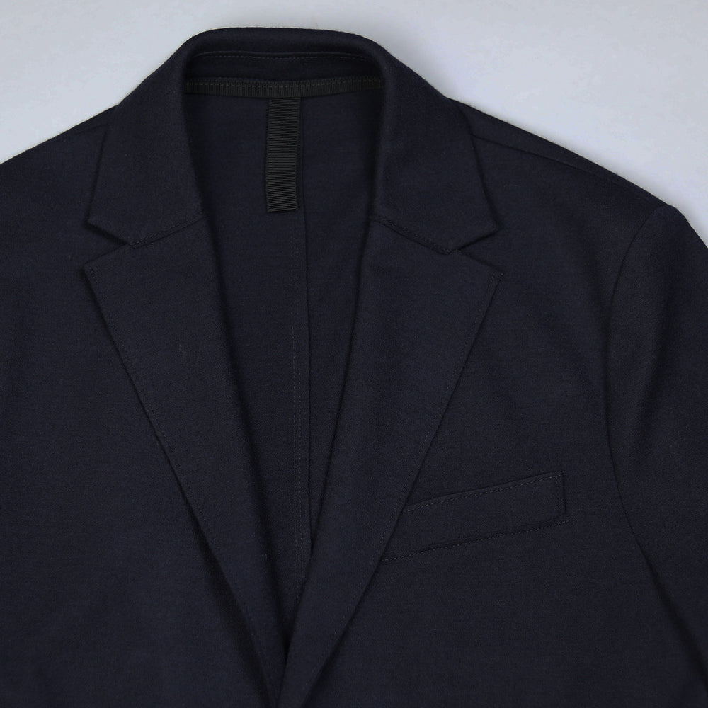 Navy Superfine Merino Wool Blazer