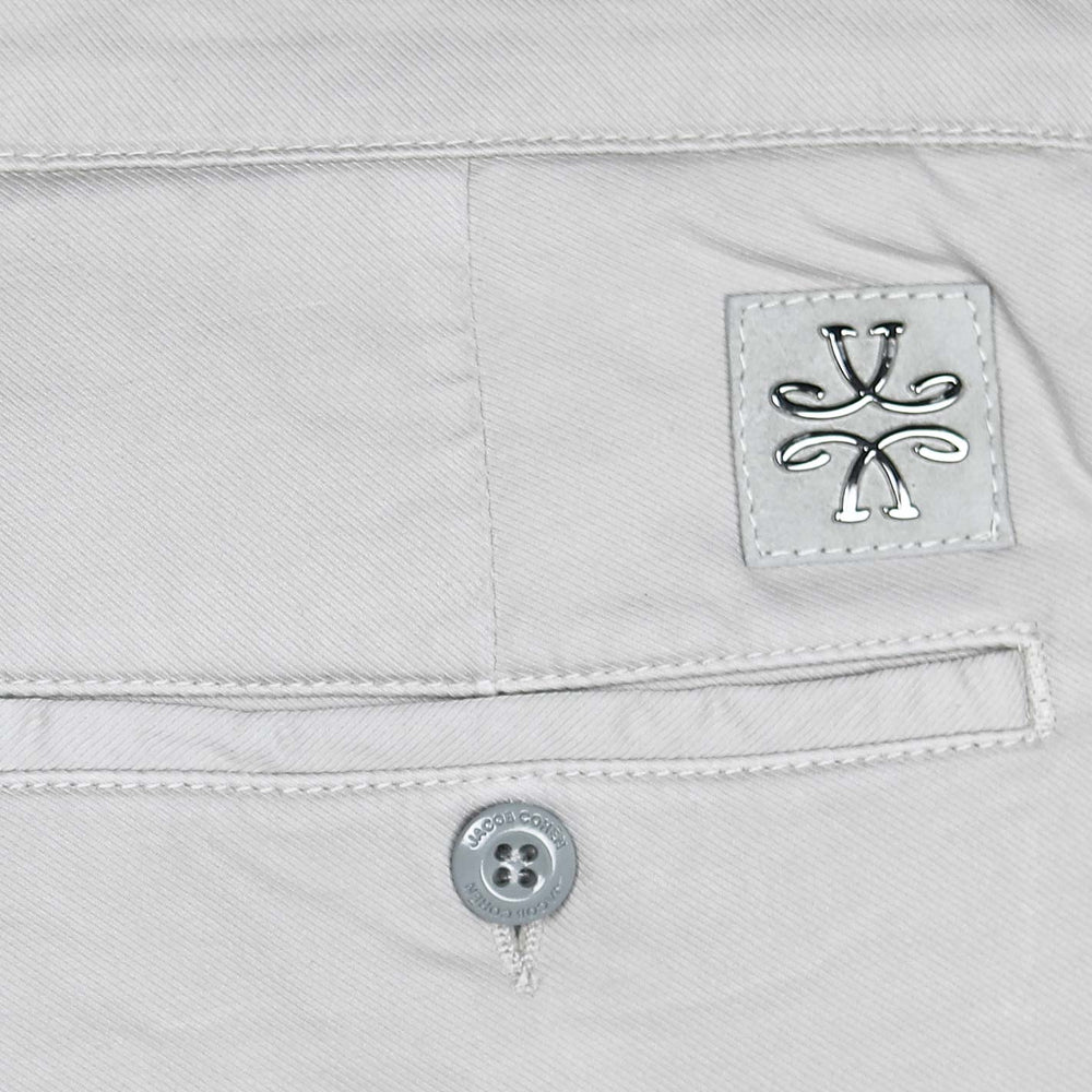 Beige Cotton Lyocell Trousers
