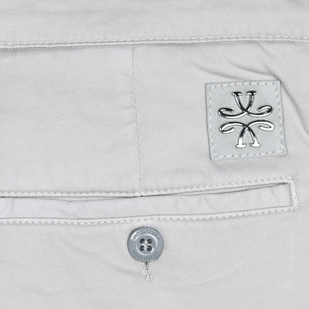 Beige Cotton Lyocell Trousers