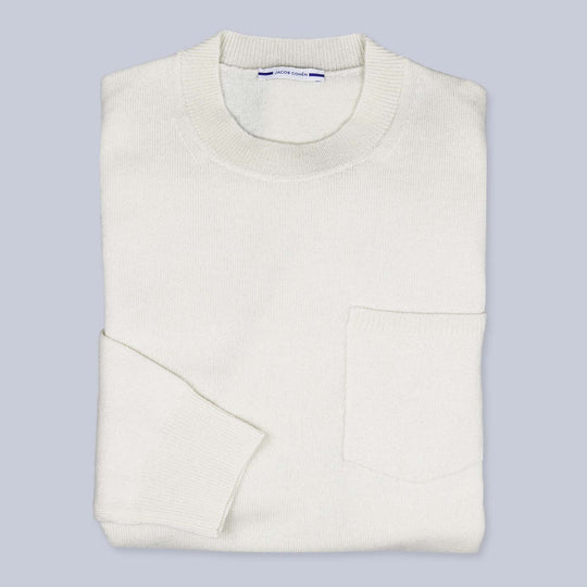 Cream White Cashmere Sweater