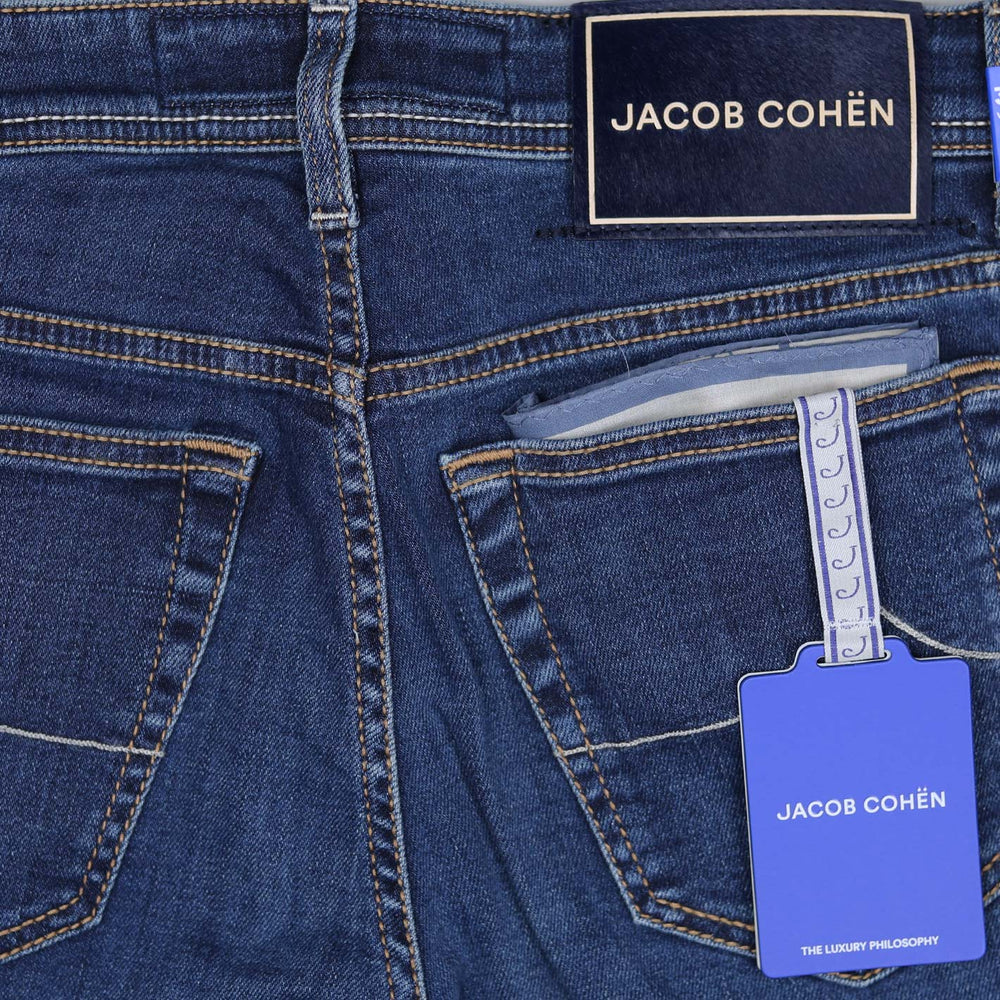 Dark Blue Slim Fit Trousers