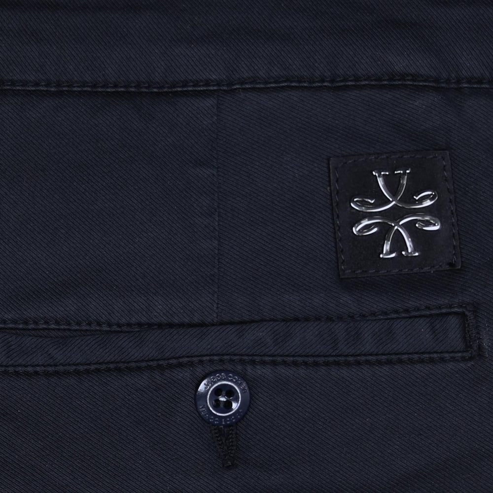 Navy Cotton Lyocell Trousers