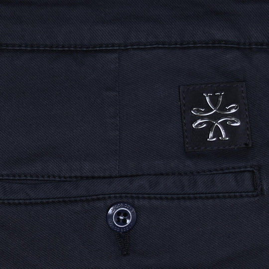 Navy Cotton Lyocell Trousers