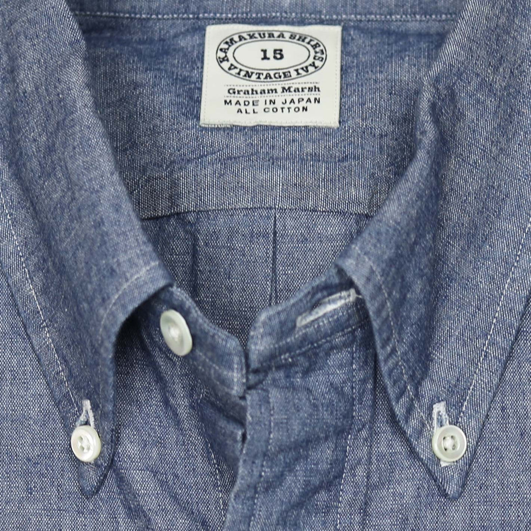 Blue Chambray Button Down Shirt