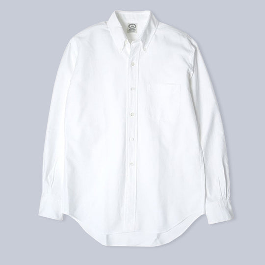 White Washed Oxford Button Down Shirt