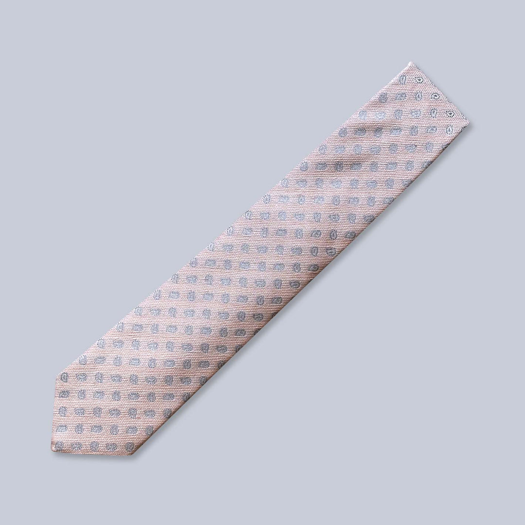 Light Pink Paisley Silk Tie