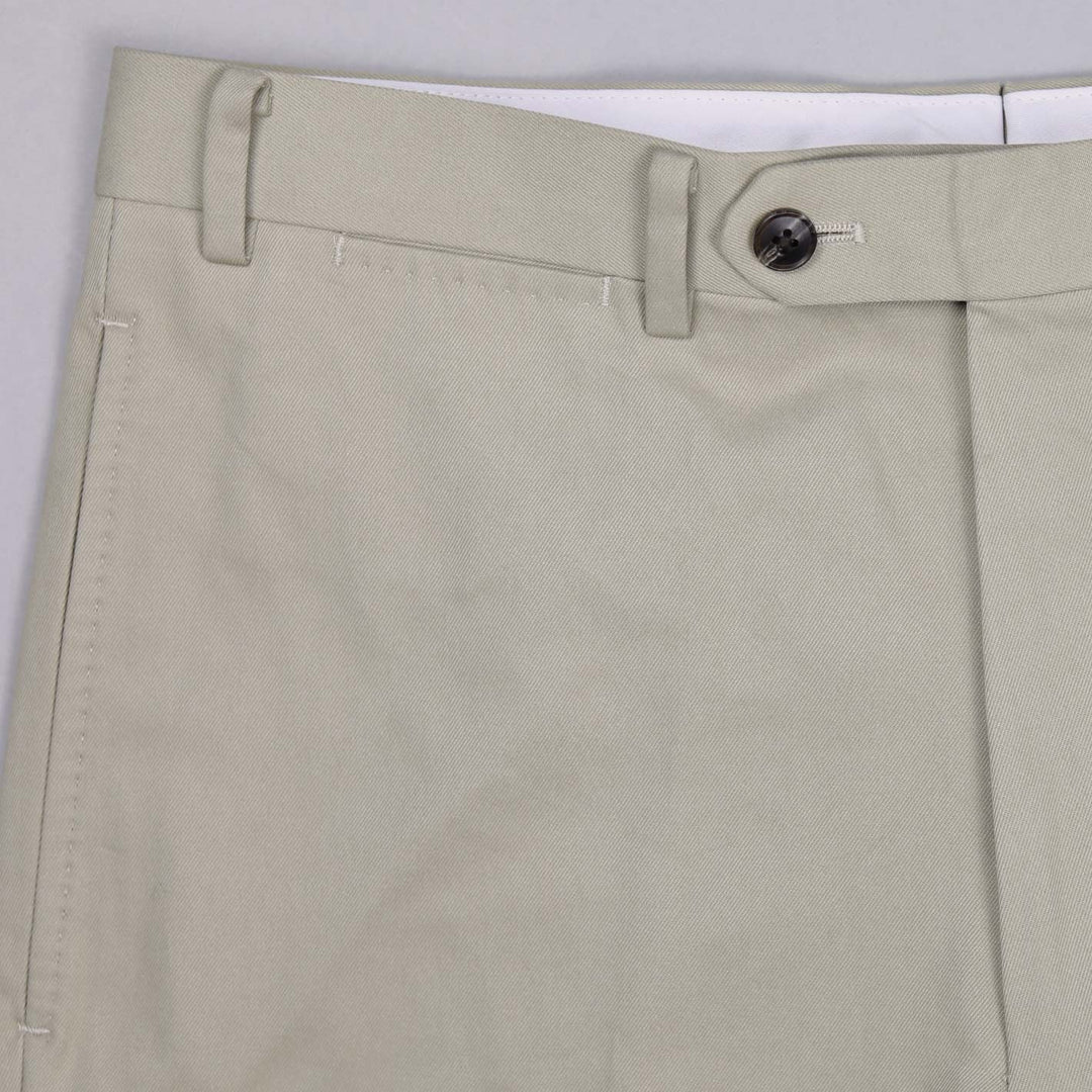 75th Anniversary Beige Cotton Chino Trousers