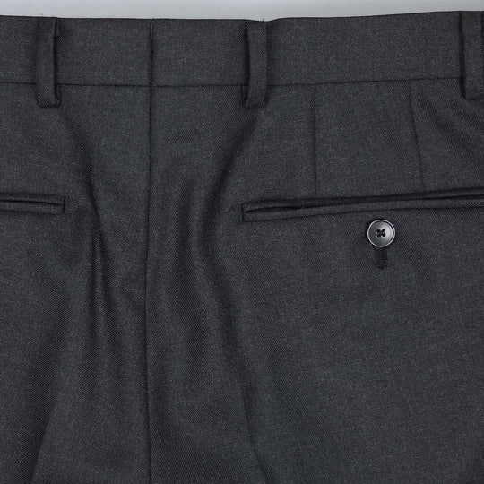 75th Anniversary Charcoal Worsted Wool Trousers