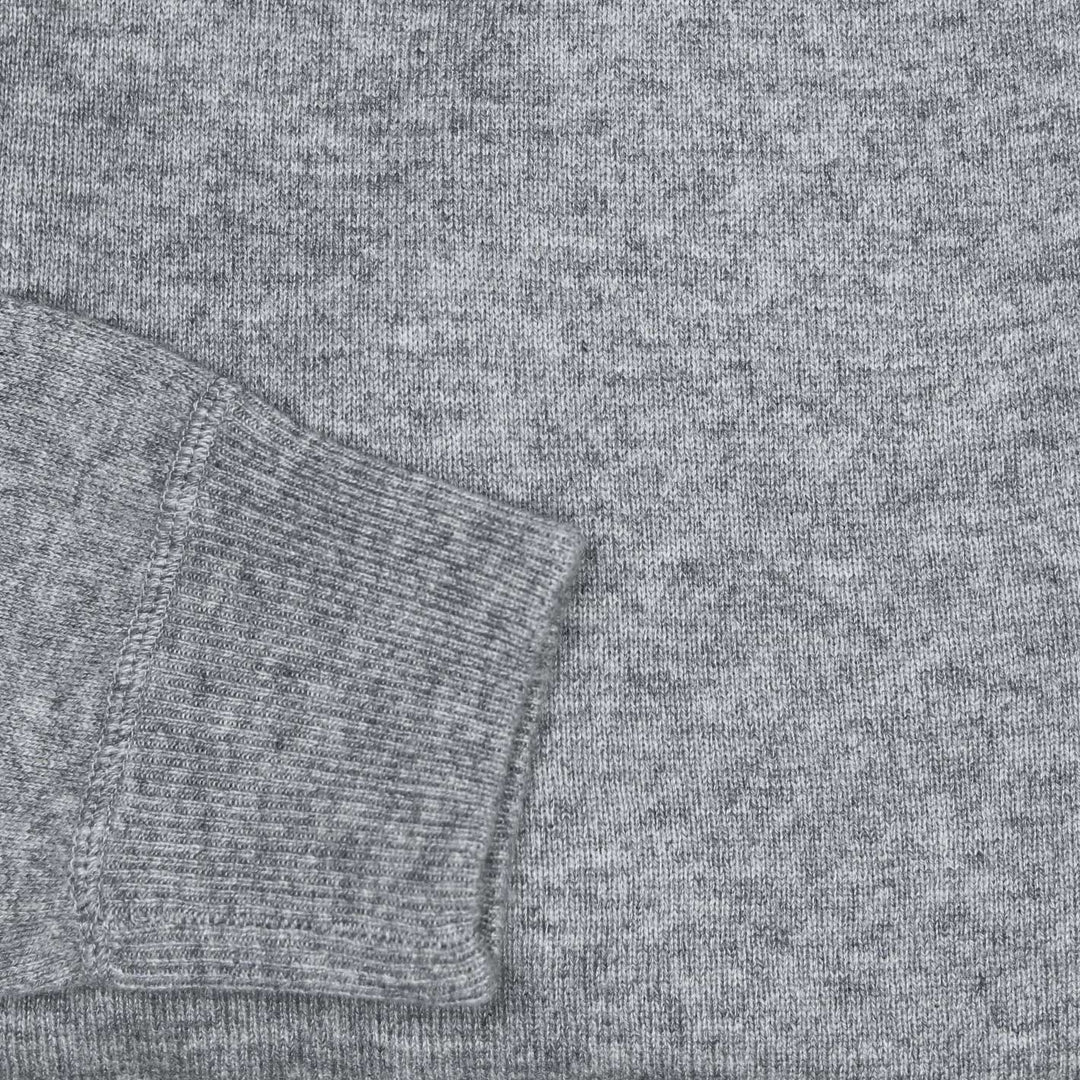 Grey Raglan Cashmere Sweater
