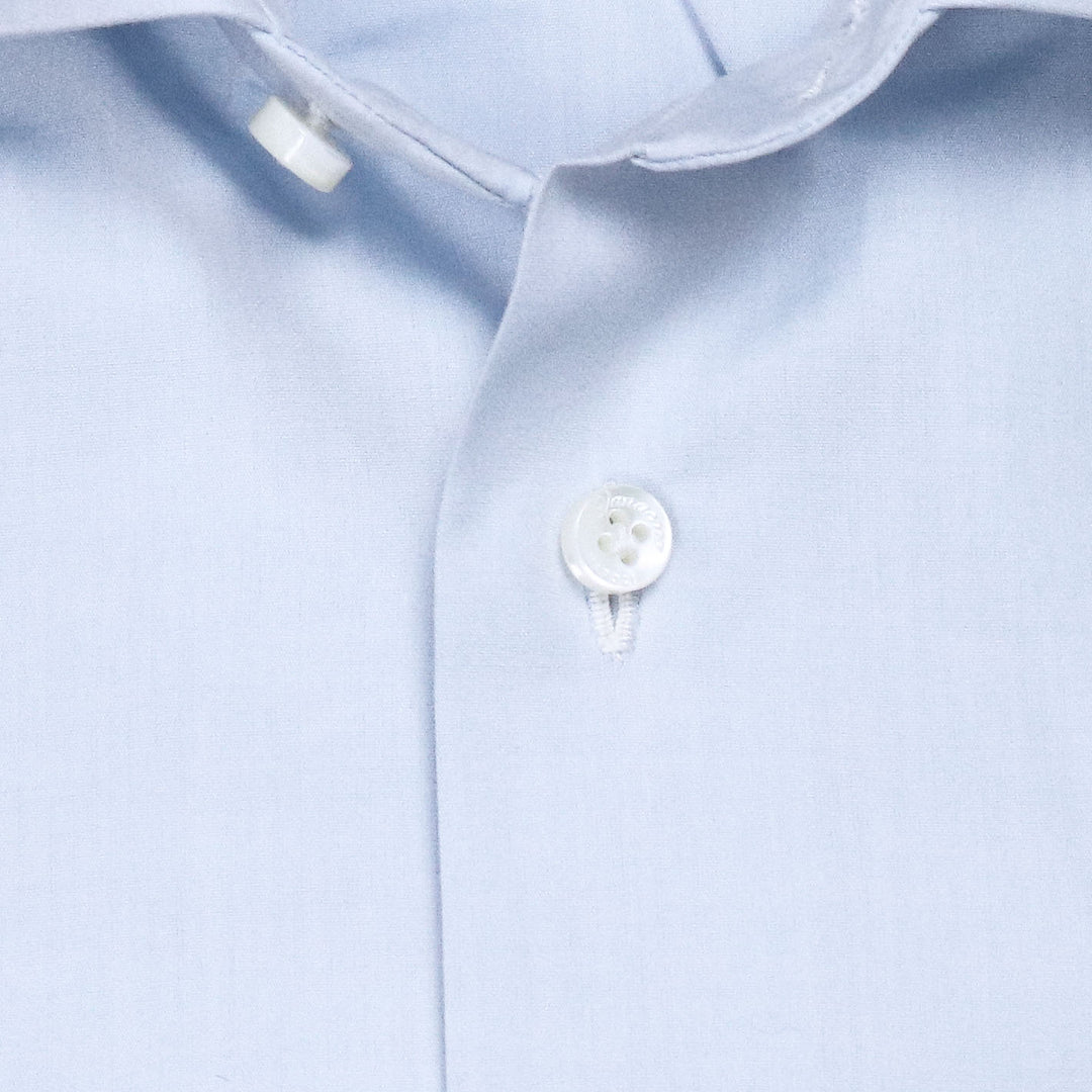 Light Blue Semi-cutaway Shirt