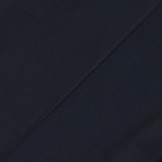 Navy Summer Cotton Slim Fit Trousers