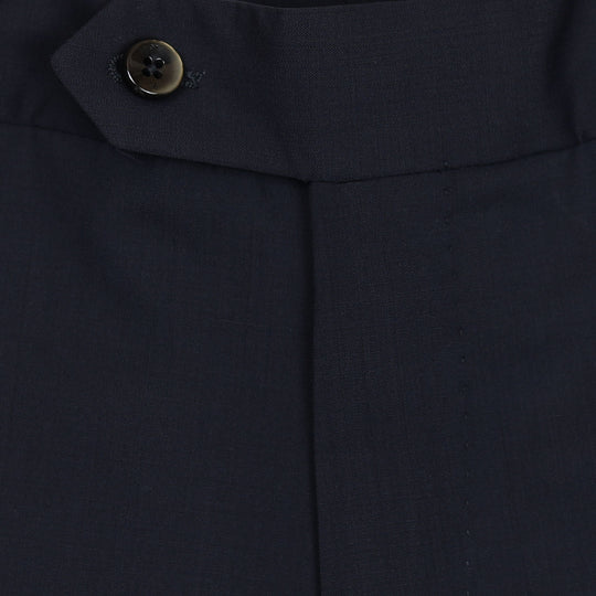 Navy Travel Superfine 130s Wool Trousers