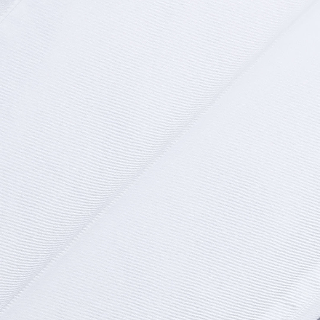 White Washed Summer Cotton Slim Fit Trousers